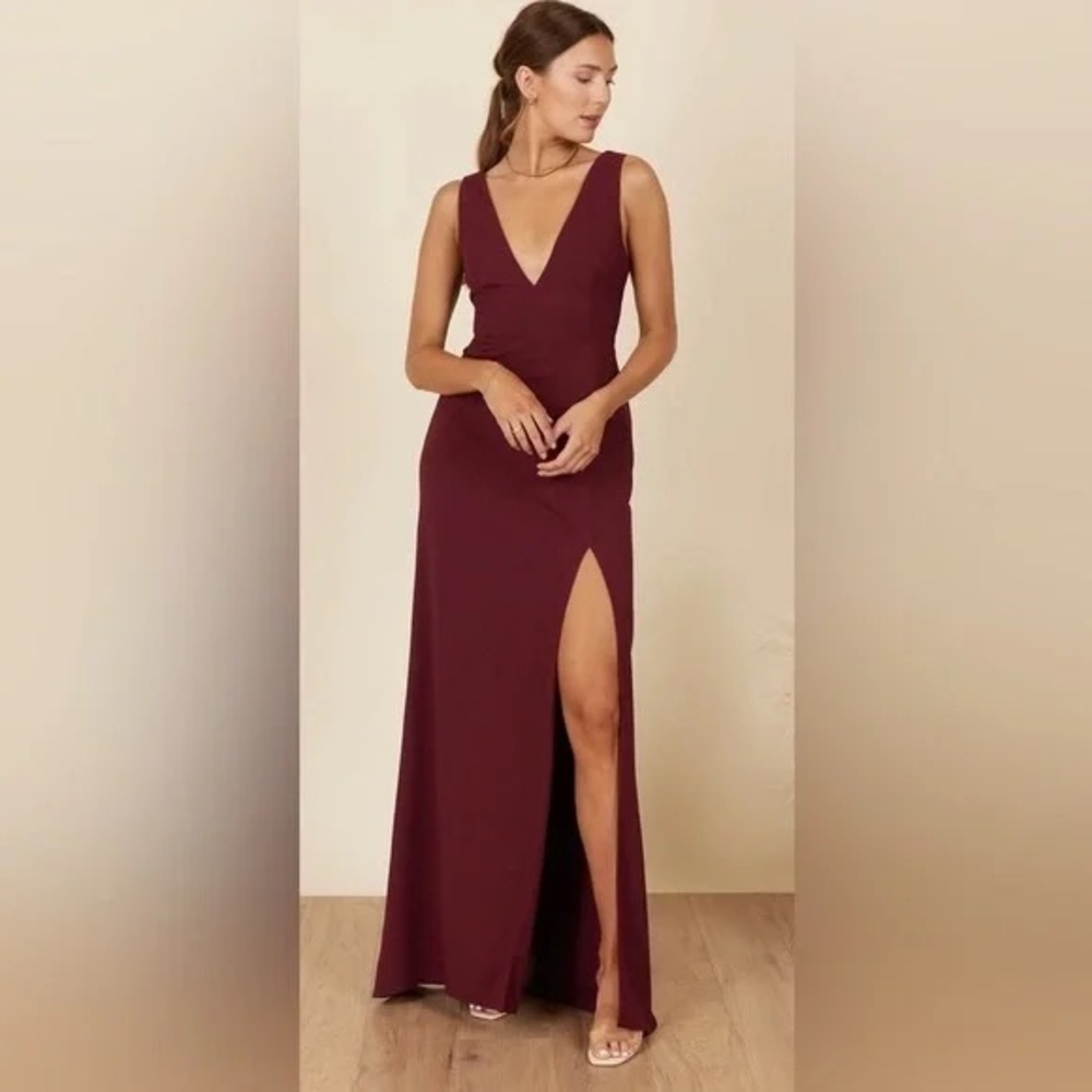 Park and Fifth Lexington Dress in Burgundy